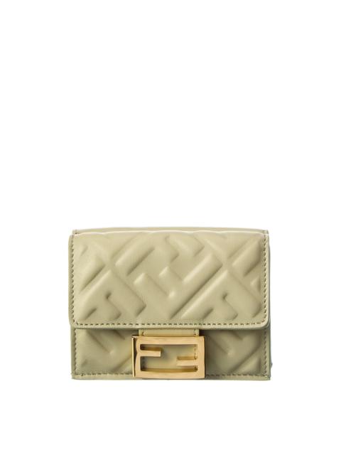 FENDI FENDI Micro Trifold Leather Wallet