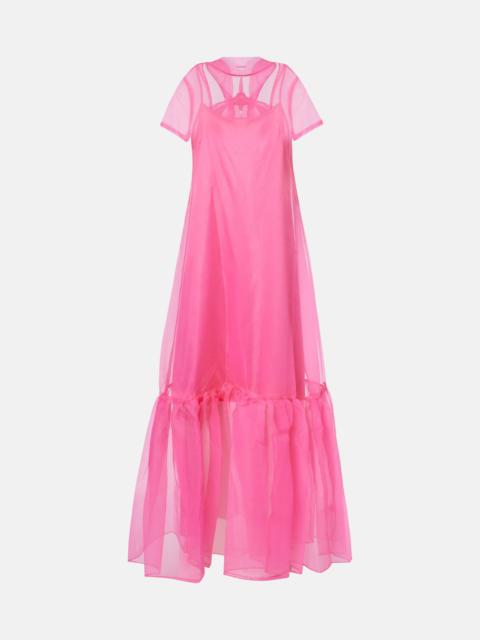 STAUD Tiered tulle gown