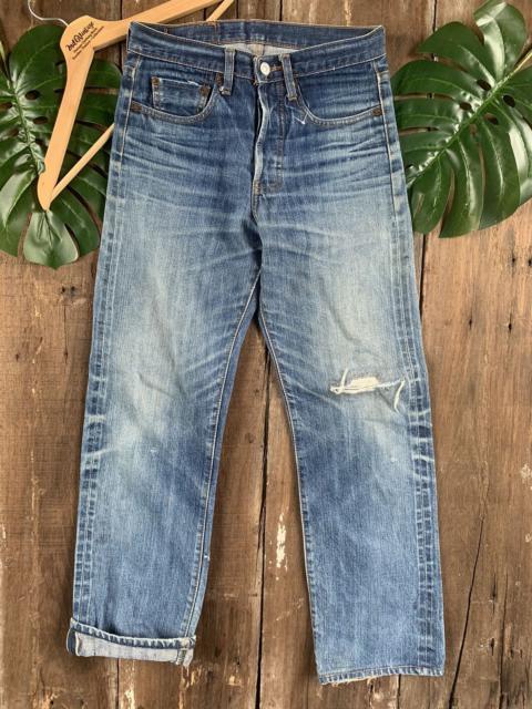 Vintage - RARE!! Distressee Denim Jeans LEVIS 501