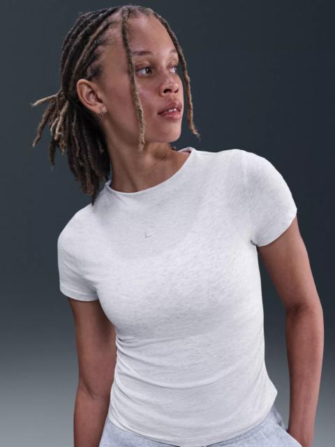 Nike Nike Women's Sportswear Chill Knit Tight Short-Sleeve Mock-Neck Top