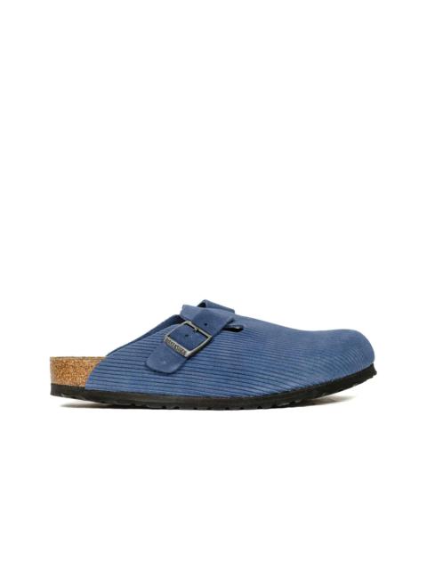 BIRKENSTOCK Boston Indigo Blue Suede Corduroy