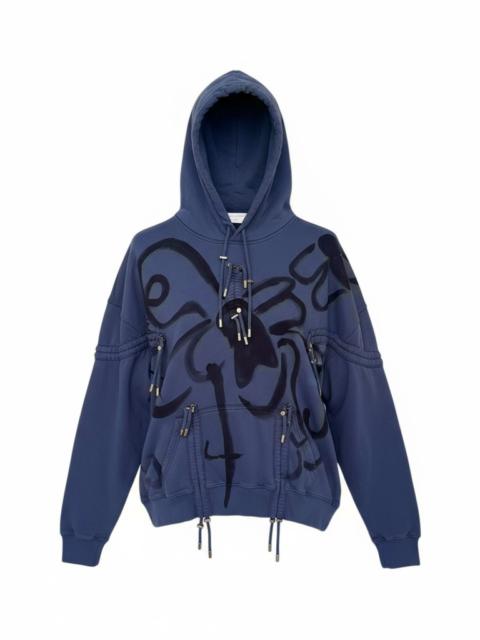 Collina Strada NAVY BUG BURST HOODIE