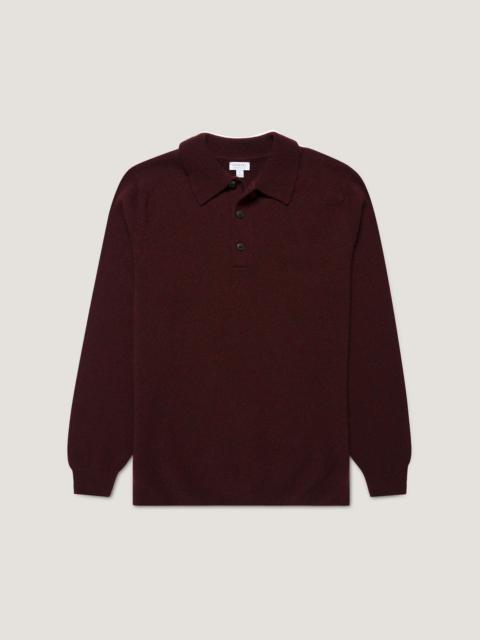 Sunspel Lambswool Polo Shirt