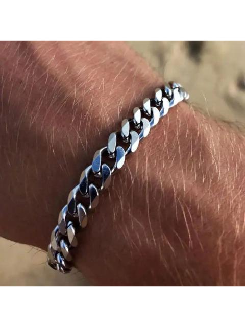 Jewelry - 7 MM Width Cuban Link Chain Bracelet