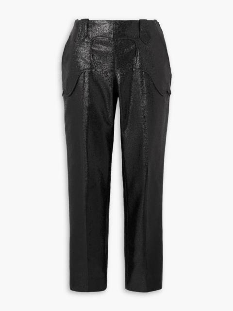 TOM FORD Lamé straight-leg pants