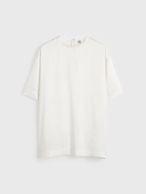 TOTEME Satin tee white