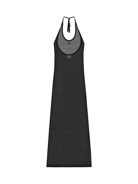 courrèges Cotton long tank dress