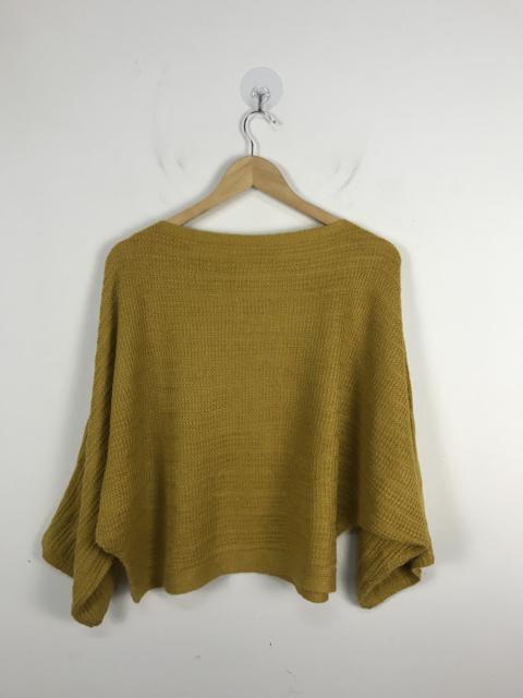 Other Designers Japanese Brand - Acrylic Gu Batwing Woven Stich Knit Sweater #2941