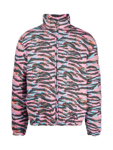 ERL CAMOUFLAGE JACQUARD PADDED JACKET
