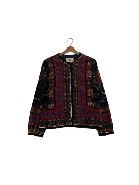 Other Designers Vintage - SAXTON HALL Japan Bohemian Oriental Style Jacket #1820-C22
