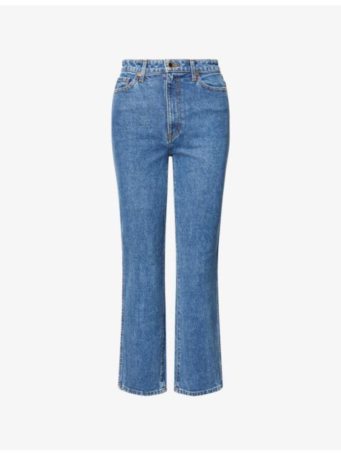 KHAITE Abigail Straight-Leg Denim Jeans