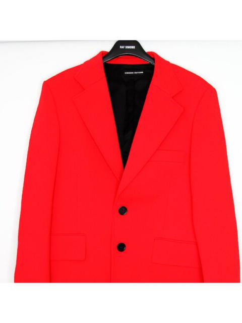 BNWT AW19 KWAIDAN EDITIONS JACQUARD RED JACKET 40