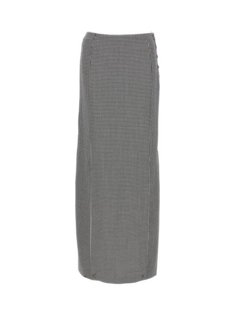 Thom Browne Pied De Poule Long Skirt
