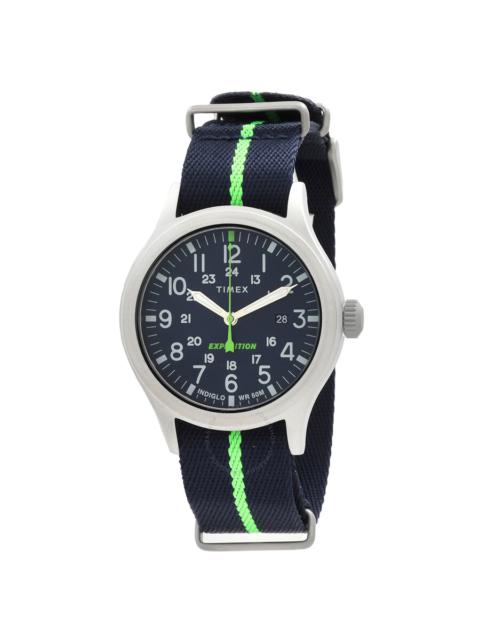 Timex - Open Box - Timex Expedition North Sierra Quartz Blue Dial Men's Watch TW2V23000