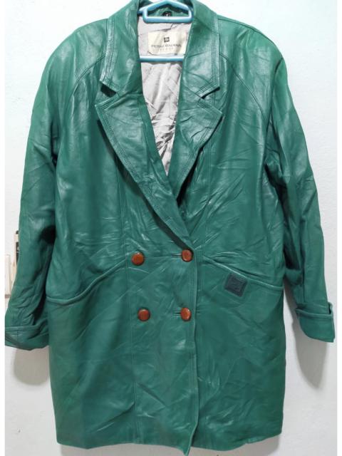 Other Designers Vintage - Vintage Pierre Balmain Paris Calf Skin Trench Coat