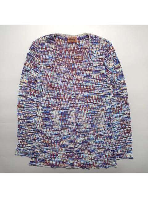 Missoni Missoni - Zigzag Knit Multicolor Cardigan