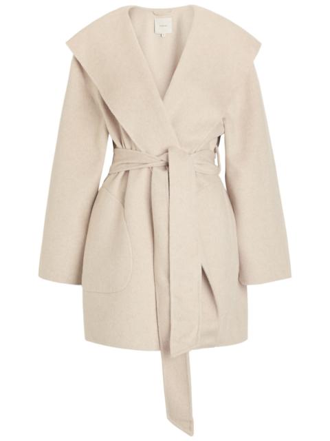 VARLEY Varley Edgemere Belted Wool-blend Coat