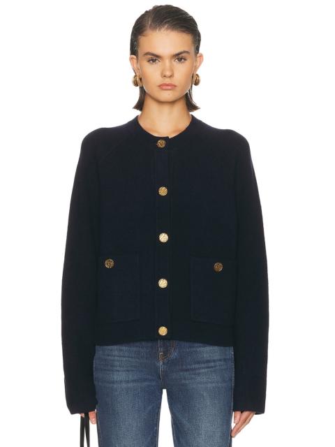 TOTEME Hammered Button Cardigan