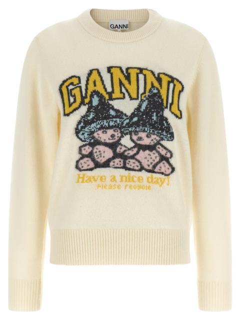 GANNI Ganni Women Sweater With Intarsia