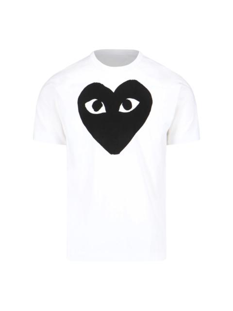 Comme des Garçons PLAY HEART PRINT T-SHIRT