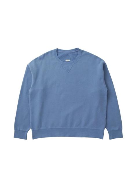 visvim JUMBO SB SWEAT L/S DMGD BLUE
