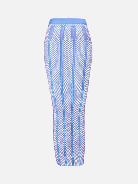 POSTER GIRL FORTUNE SKIRT CRYPTO BLUE