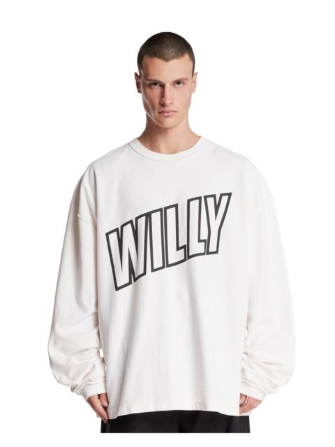 WILLY CHAVARRIA White Long-Sleeved T-Shirt