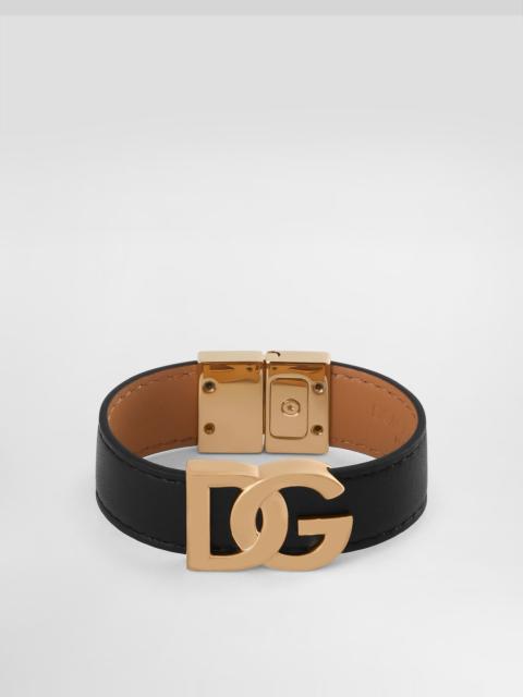 Dolce & Gabbana Calfskin bracelet with DG logo