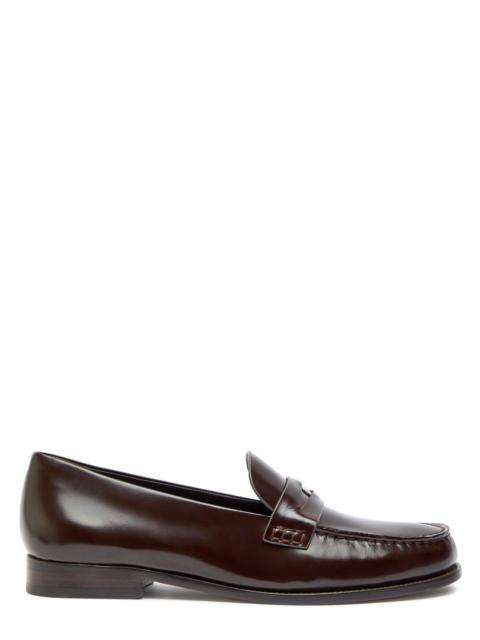 TORY BURCH Tory Burch Classic Penny Glossed Leather Loafers