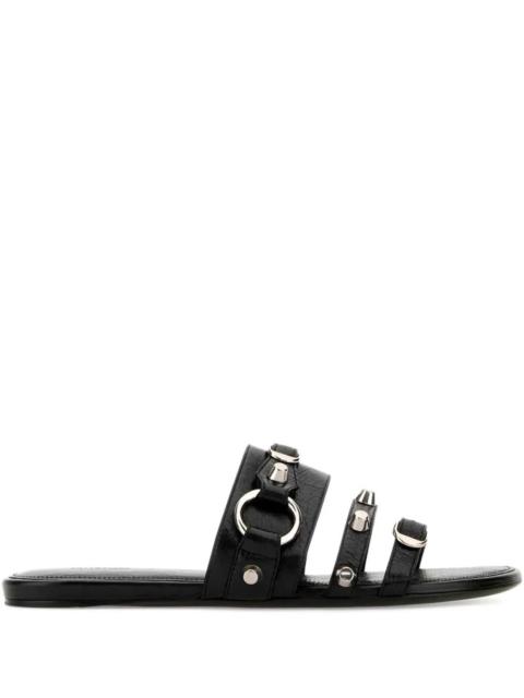 BALENCIAGA Balenciaga Women City Flat Mule In Arena Lambskin