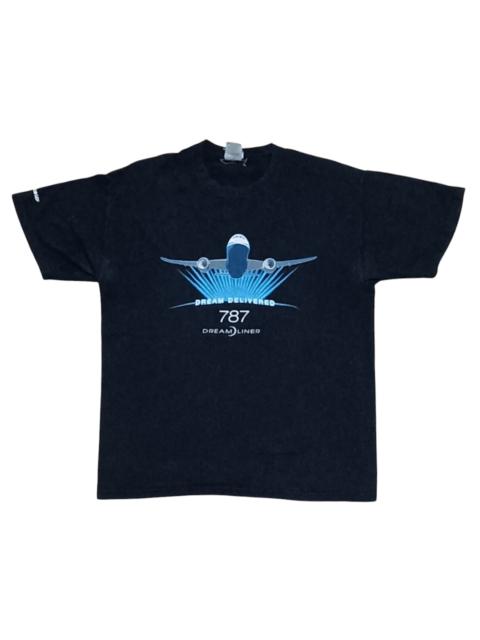 Other Designers Aviator Nation - VINTAGE Y2K BOEING 787 DREAMLINER SHIRT