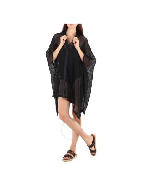 Off-White Mesh Cape Dress