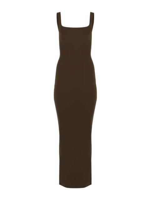 entire studios SQUARE NECK MAXI BRUNETTE - NYLON SPANDEX