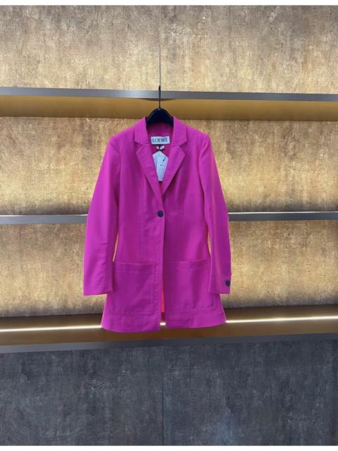 Loewe Loewe patch pocket rosa pink jacket