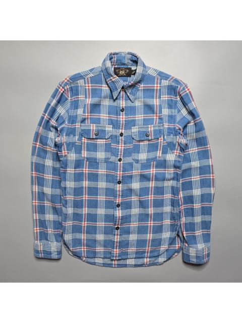 RRL by Ralph Lauren RRL Ralph Lauren - Washed Twill Flannel Workshirt