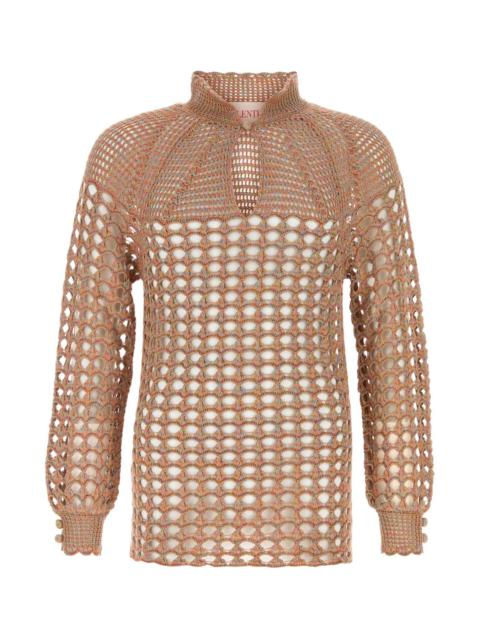 Valentino Valentino Garavani Men Multicolor Crochet Sweater