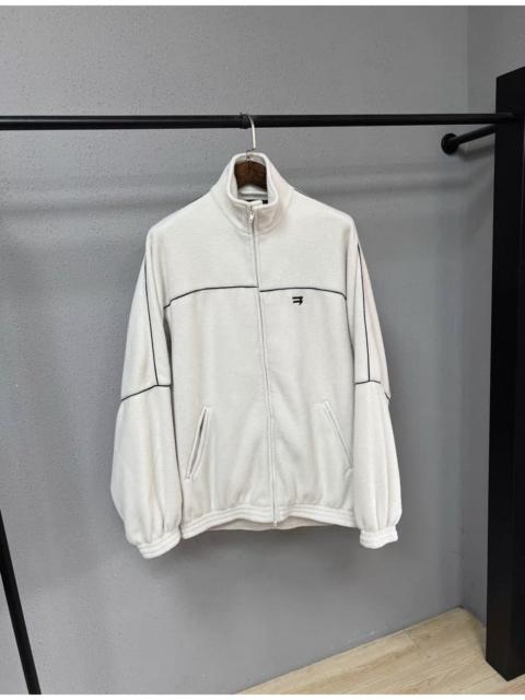 BALENCIAGA Balenciaga White Polar Fleece Jacket