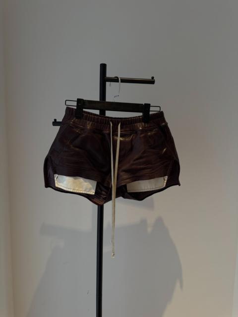Rick Owens Rick Owens 22FW Leather Boxers Shorts