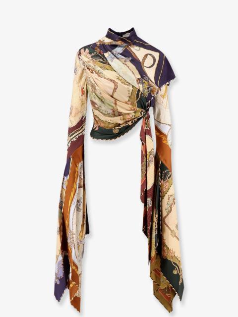 Zimmermann Zimmermann Valiant Draped Scarf Top
