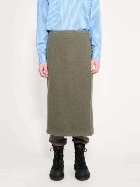 RIER RIER FLEECE WRAP SKIRT CAMOSCIO