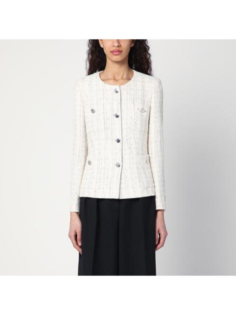 Tagliatore - Tagliatore Cream tweed jacket