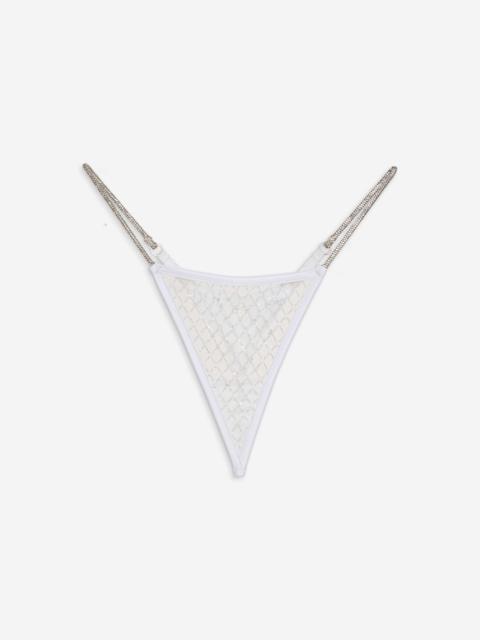 For Love & Lemons Glitter Thong Panty