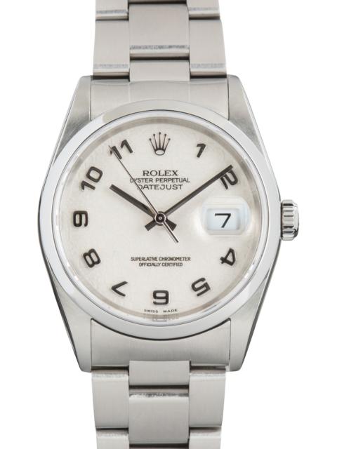 ROLEX Pre-Owned Rolex Datejust Ref 16200 Ivory Jubilee Dial