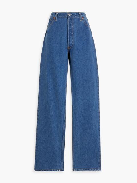 Other Designers High-rise straight-leg jeans