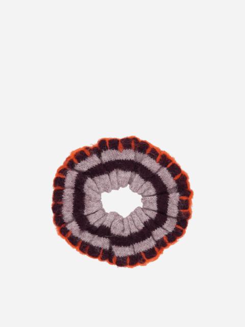 BRAIN DEAD Lulu Stripe Scrunchie Red