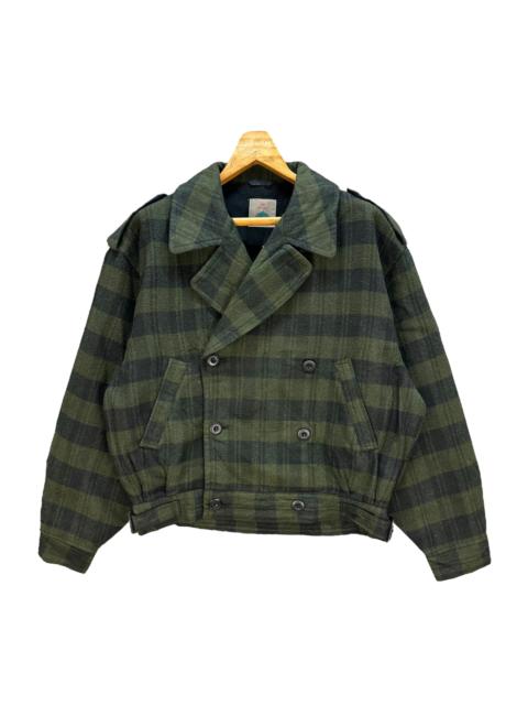Other Designers Vintage - JIMI MACROAD Checked Double Breasted Wool Jacket #A8-0198