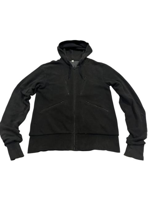 Other Designers 20471120 × Uniqlo - VINTAGE UNIQLO MULTI ZIPPER JACKET HOODIE