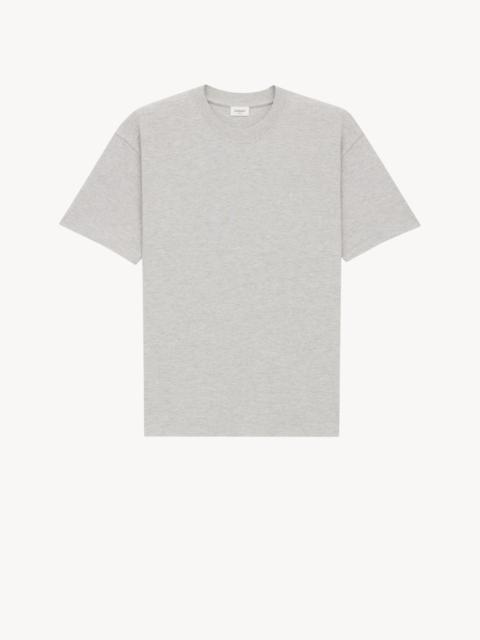 SAINT LAURENT CASSANDRE T-SHIRT IN PIQUÉ