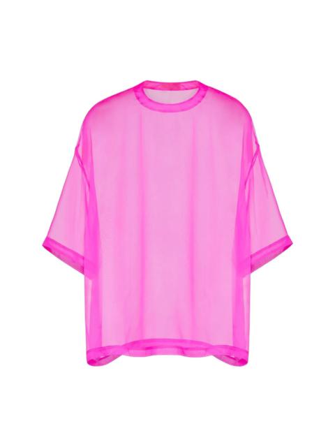 Valentino oversized sheer T-shirt