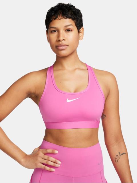 Nike WOMEN'S NIKE SWOOSH MEDIUM SUPPORT SPORTS BRA